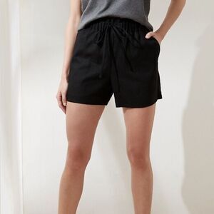 BANANA REPUBLIC FACTORY High Rise Linen Paperbag Linen Blend Shorts *NEW*